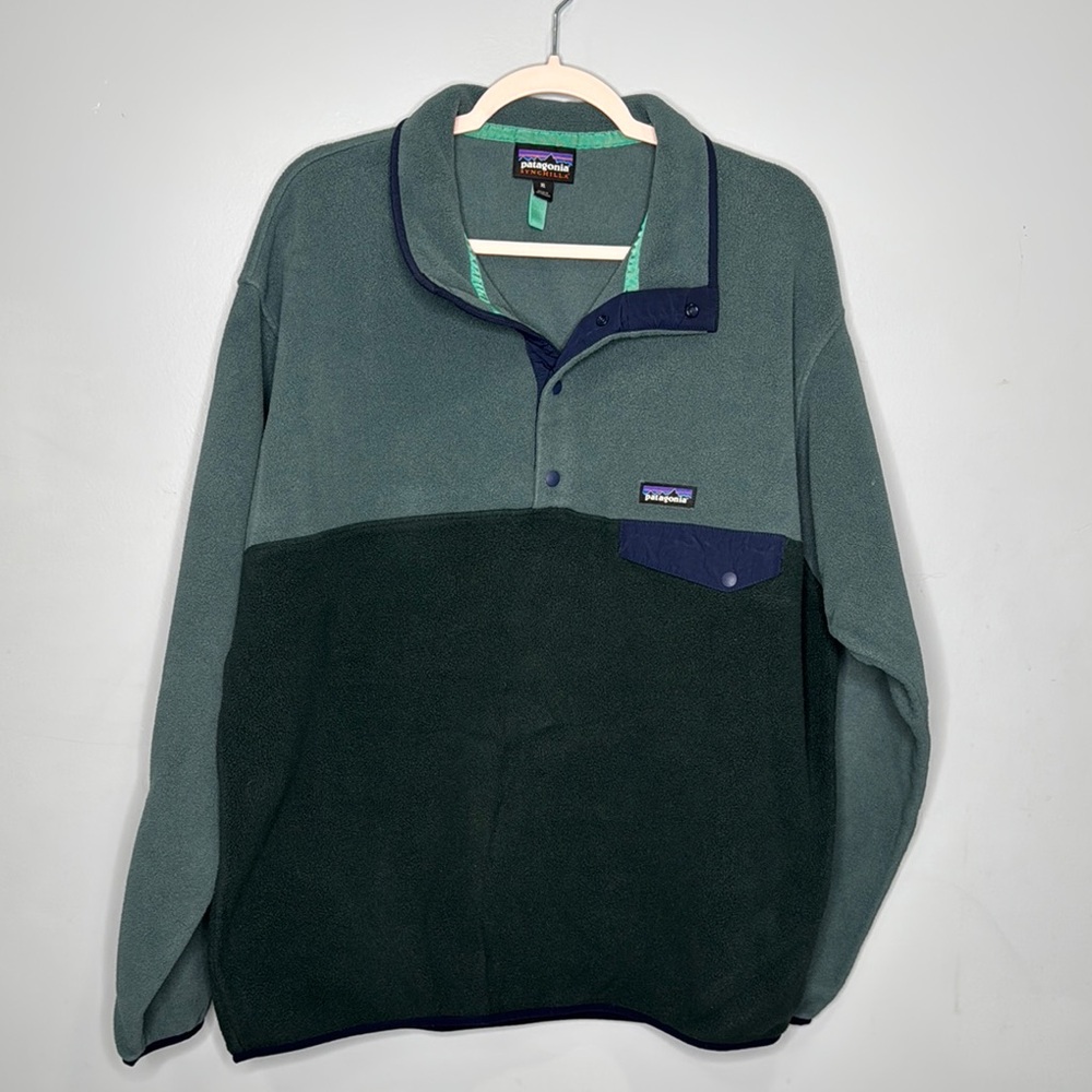 Patagonia Synchilla Snap Fleece Sweater Sz XL